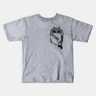 Cute Toothless Pocket Kids T-Shirt